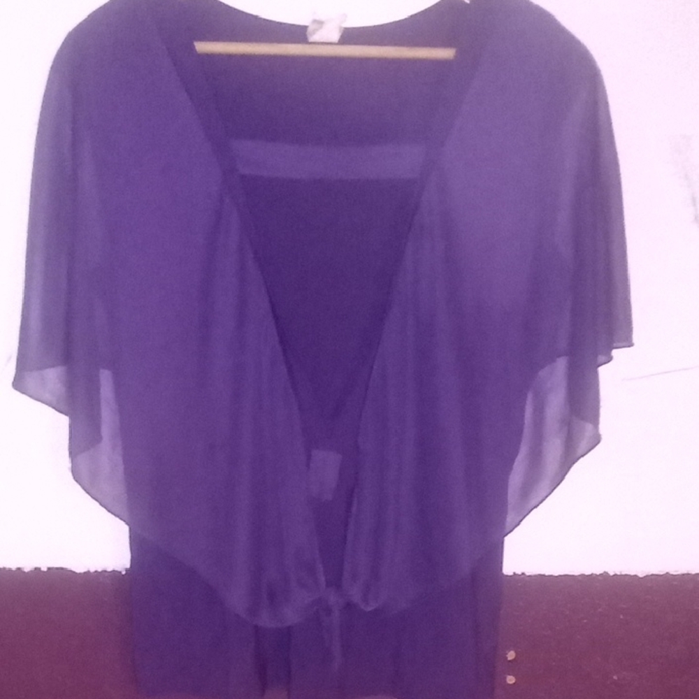 Chic Purple Women's Blouse